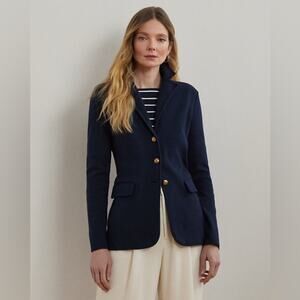 Lauren Ralph Lauren Cotton-Blend Sweater Blazer L